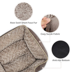 INVENHO dog bed is machine washable for easy cleaning and fresh use