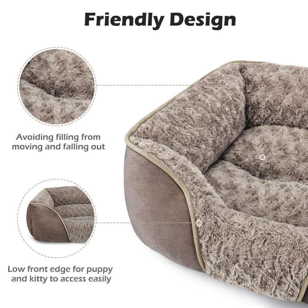 INVENHO washable dog bed is easy to clean and maintain.