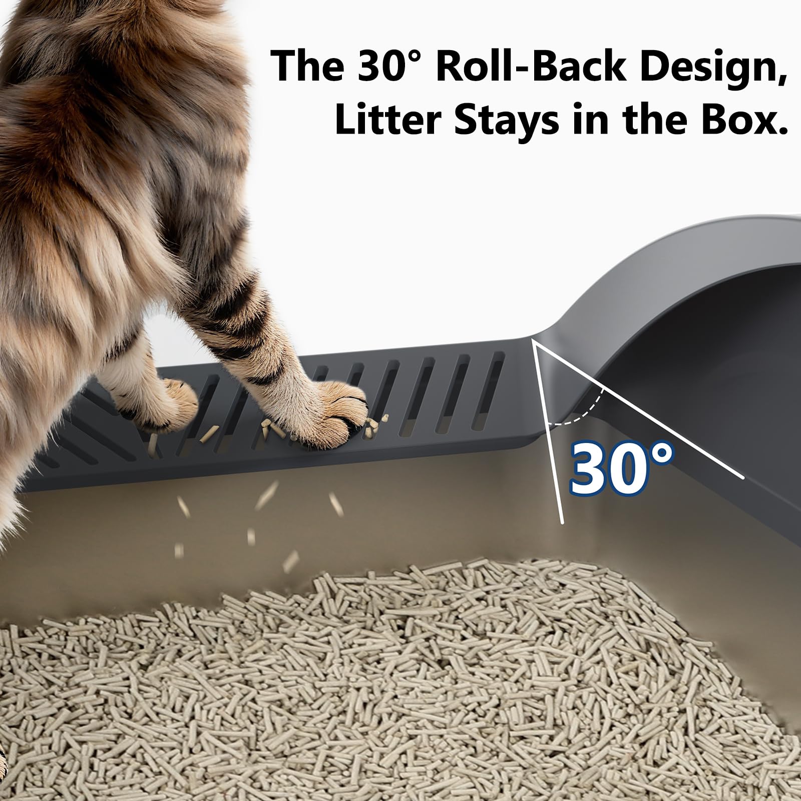 INVENHO easy clean non-stick surface aids quick waste removal