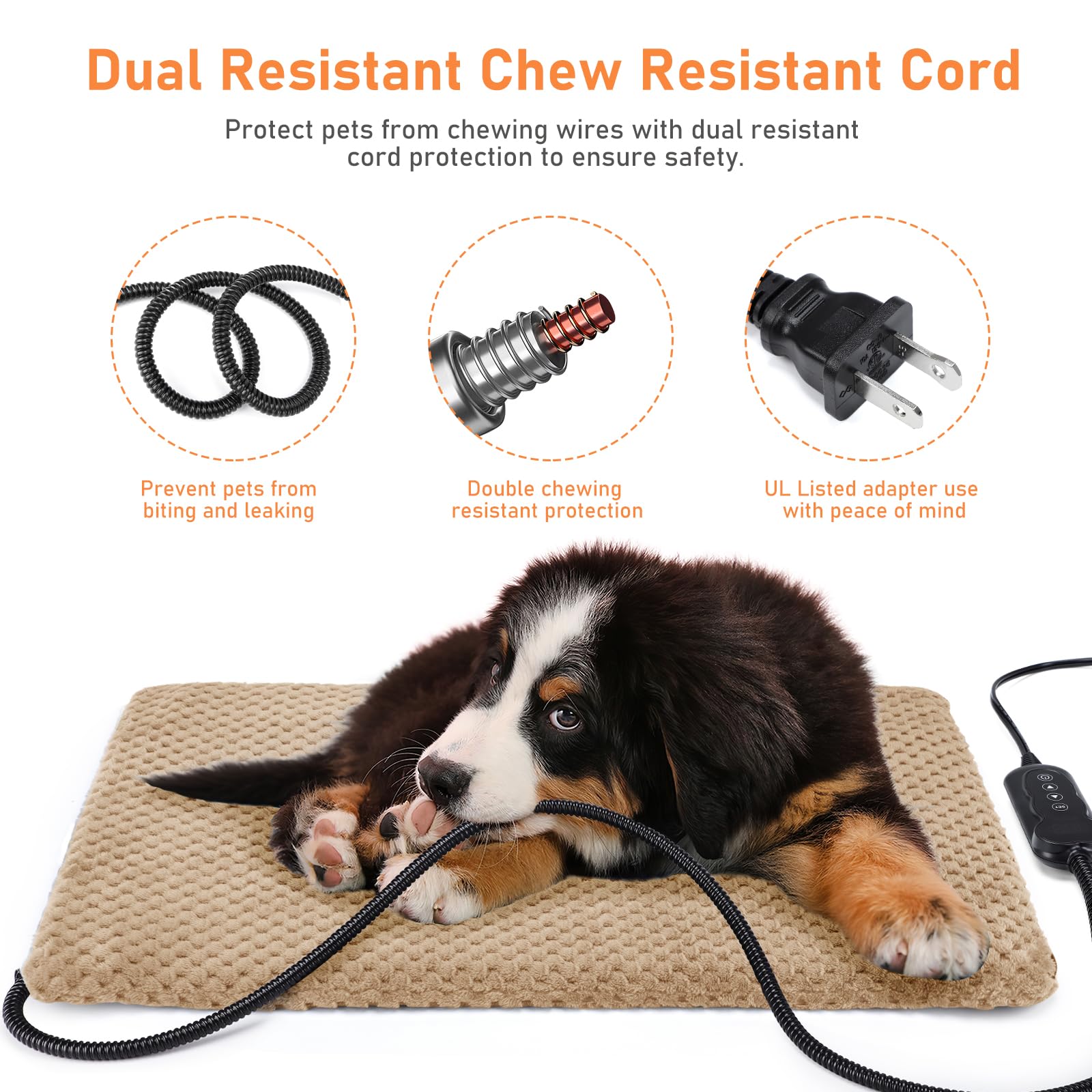 INVENHO wire safety cover protects pets from chewing during rest