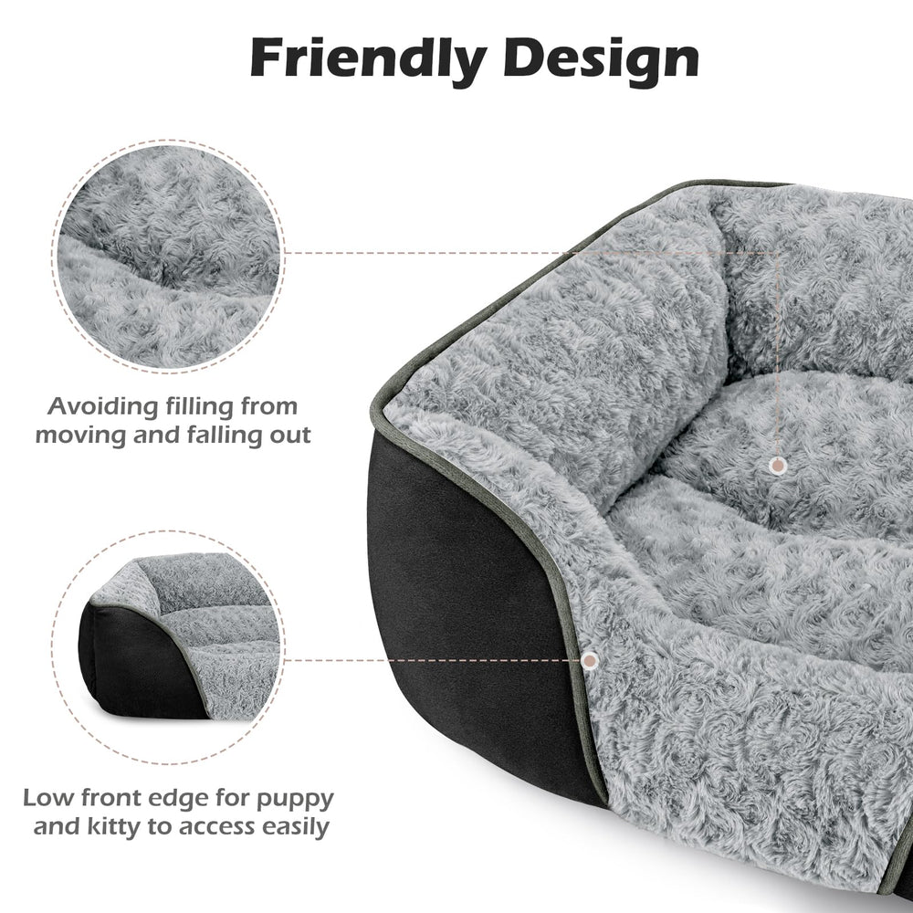 Machine washable INVENHO bed designed for easy cleaning after playtime.