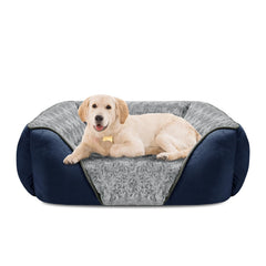 INVENHO large dog bed rectangle provides stable lounging for restful naps.
