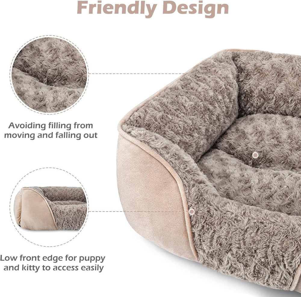 INVENHO bed with anti-slip bottom stays in place during naps.