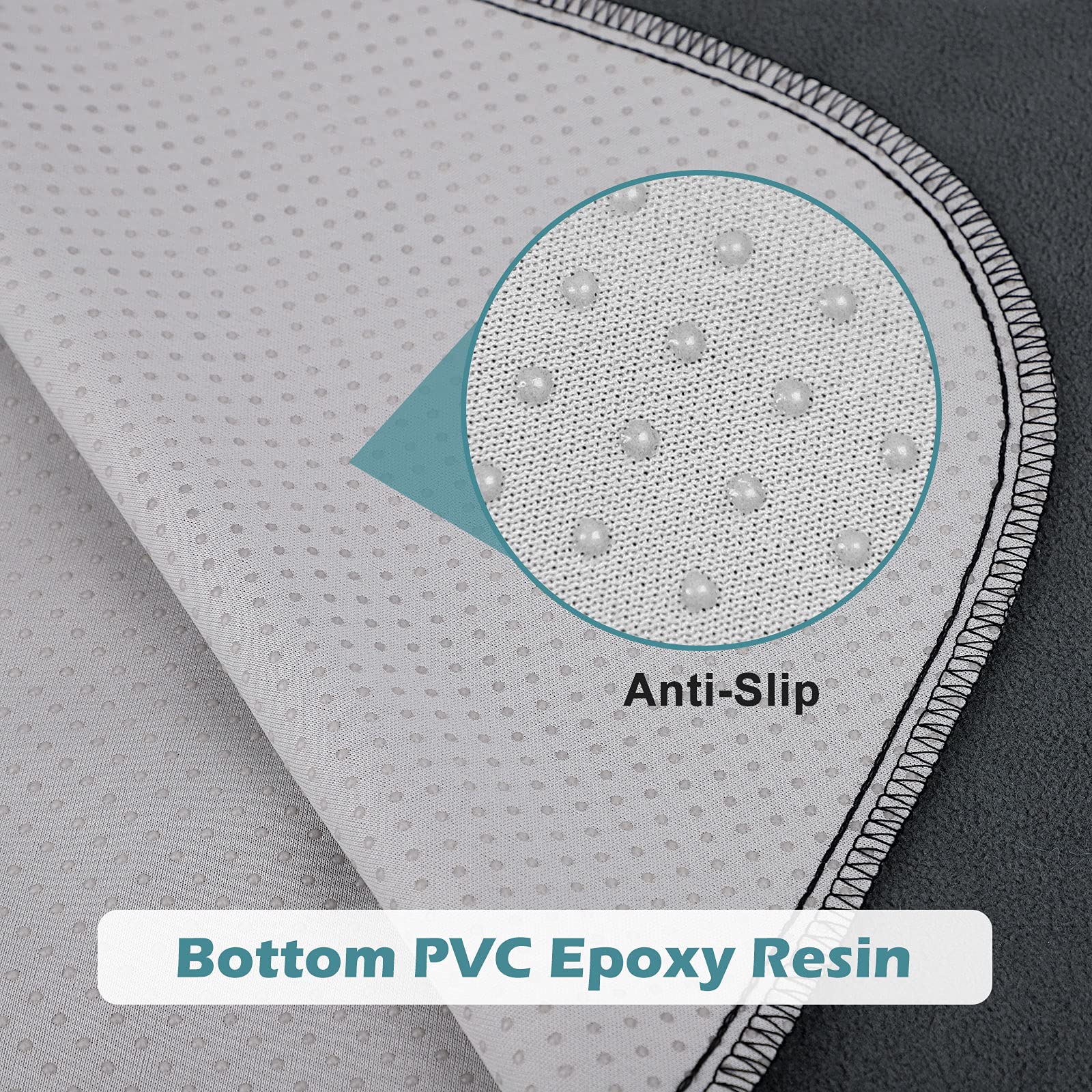 INVENHO machine-washable pee pad showing care label and durability.