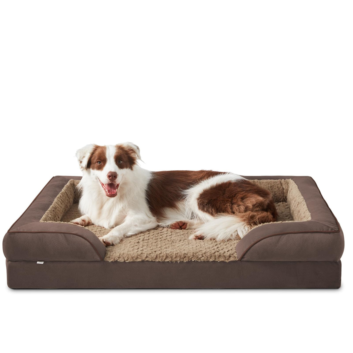 Invenho orthopedic dog bed large full view for comfort and security.