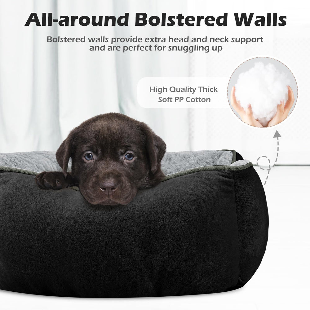 INVENHO orthopedic bed with pillow edge provides gentle joint friendly cushioning.