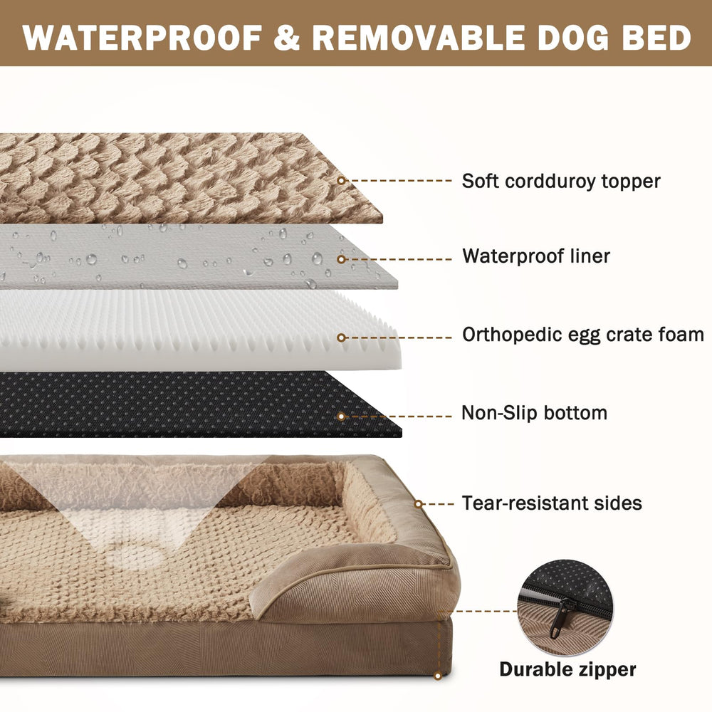 INVENHO egg-crate foam surface supports joints for restful sleep.