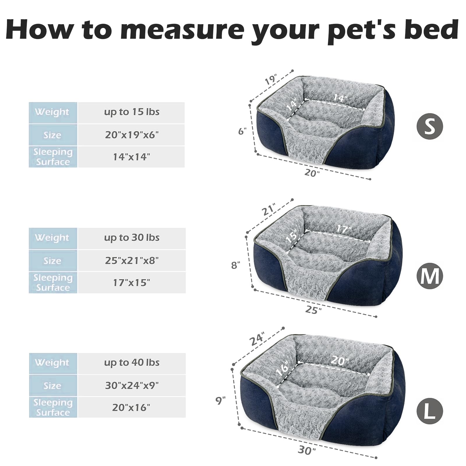 INVENHO small dog bed-thick-eco-fill offers plush cushioning for restful sleep.