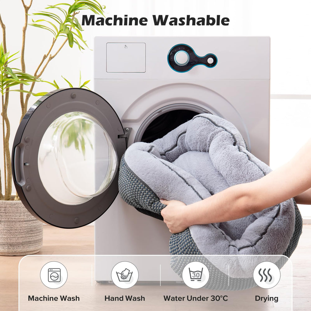 INVENHO small dog bed washable for easy cleaning and fresh resting space.