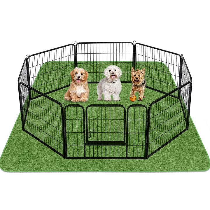 INVENHO washable dog pad 72x72 with leakproof protection for clean floors.