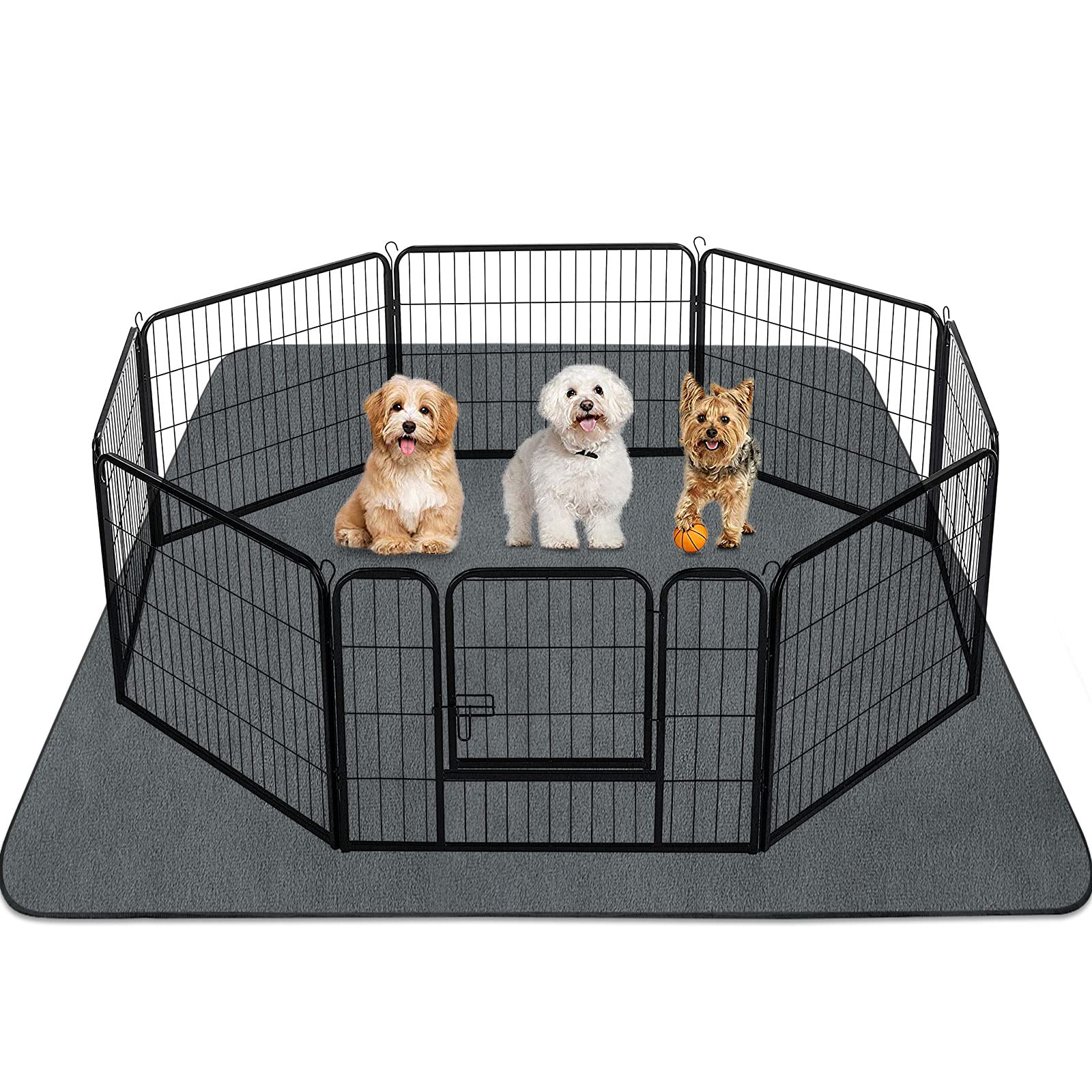 INVENHO washable dog pee pad 72x72 on packaging shows size and quality.