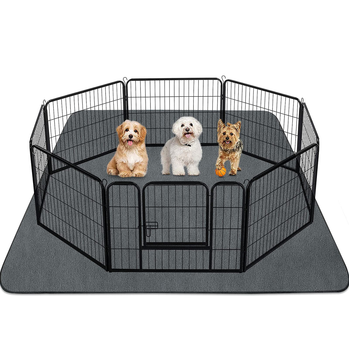INVENHO washable dog pee pad 72x72 on packaging shows size and quality.