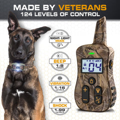 INVIROX Ultra K9 collar night light for better visibility during dusk workouts.