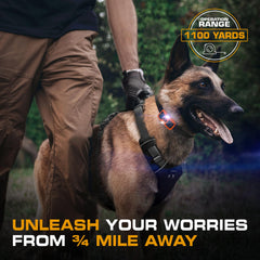 INVIROX vibration, beep, and shock modes provide versatile behavior cues
