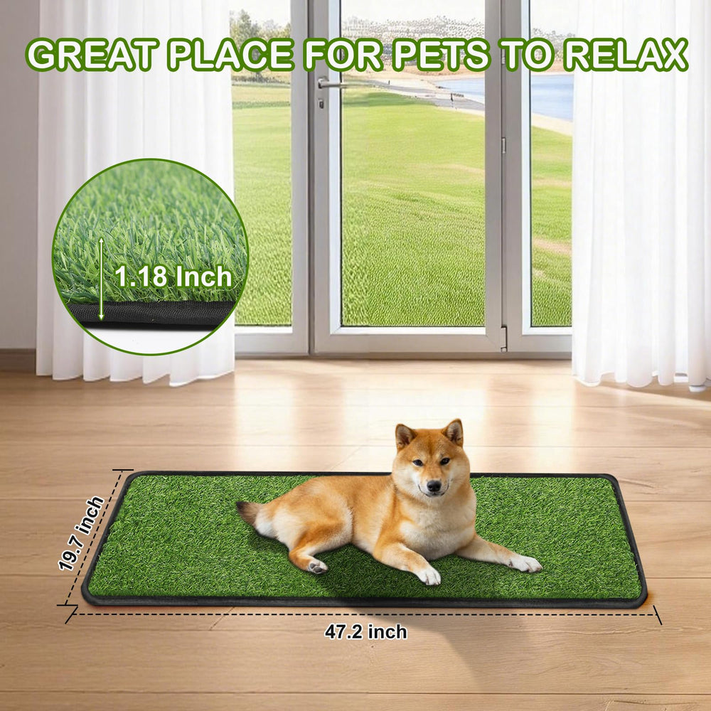InwodiTeki dog pee pad featuring drainage holes for quick drying
