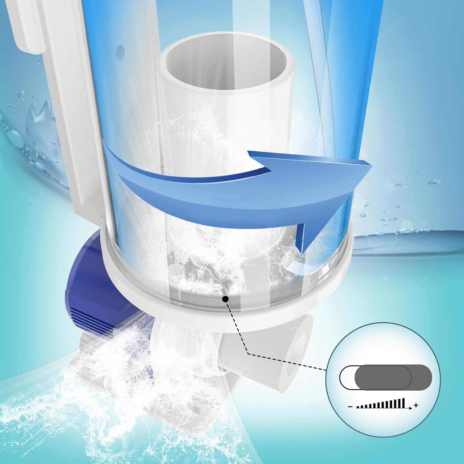 IOAOI Compact hang-on setup illustrates space saving and ease of installation