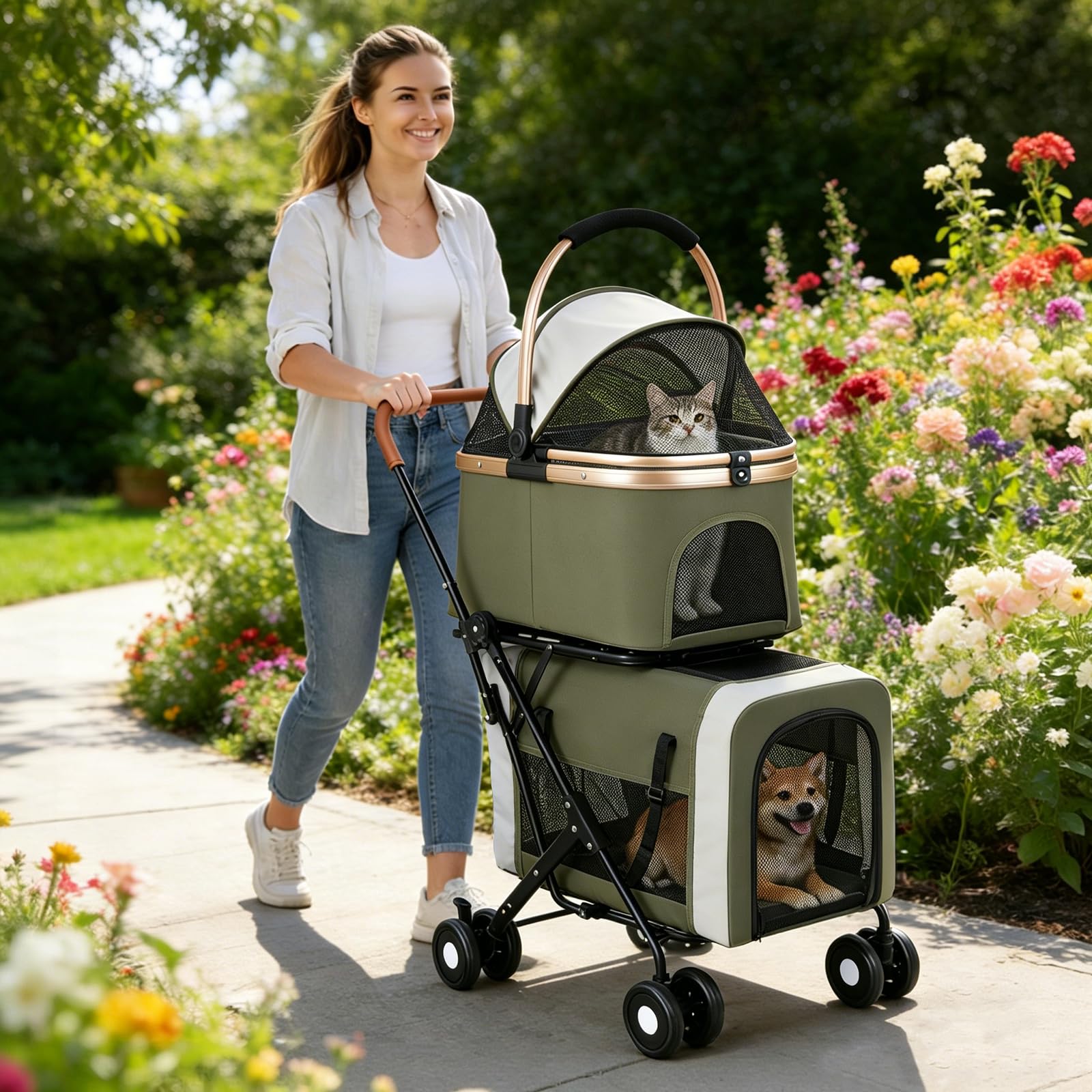 IOBoneed detachable carriers with washable pads for quick cleaning after adventures