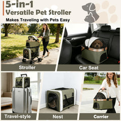 IOBoneed dual-carrier design with breathable mesh for two pets during outings