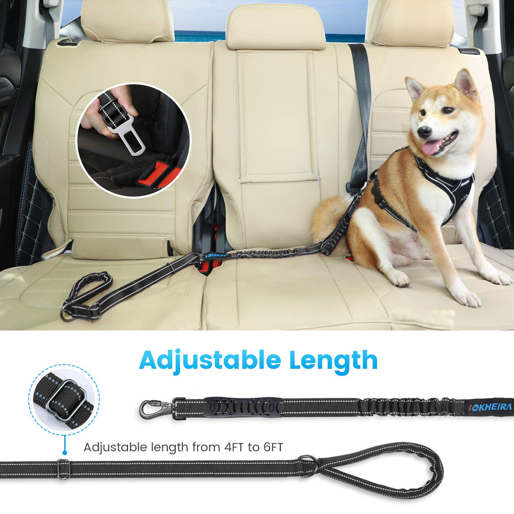 IOKHEIRA zero-shock bungee technology cushions pulls for smoother strolls.
