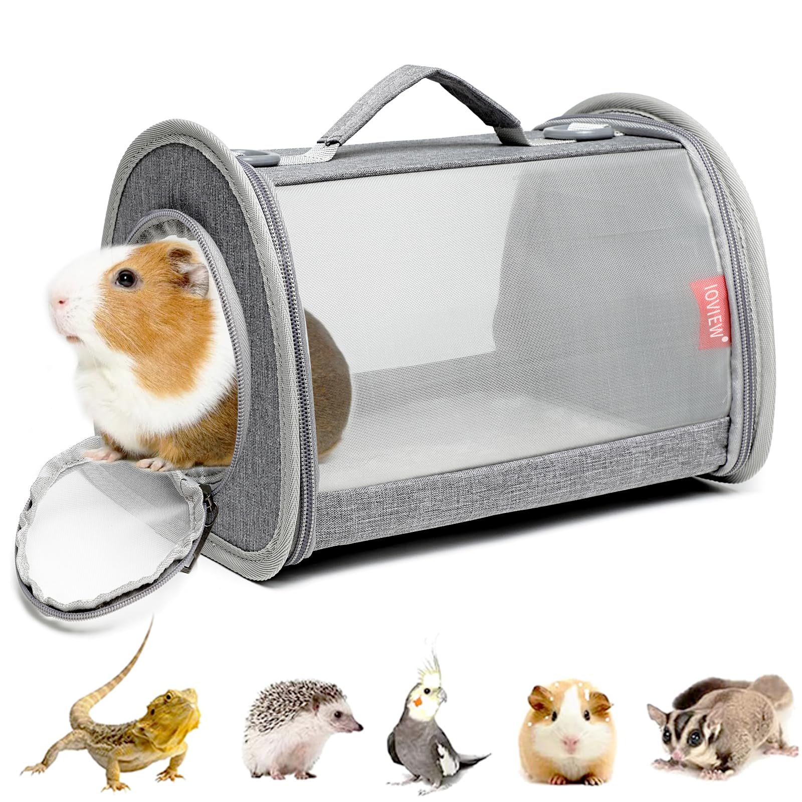 ioview guinea pig carrier foldable compact design for easy storage during trips.