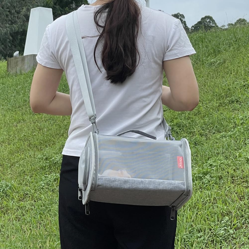 ioview guinea pig carrier removable mat is easy to clean and refresh.