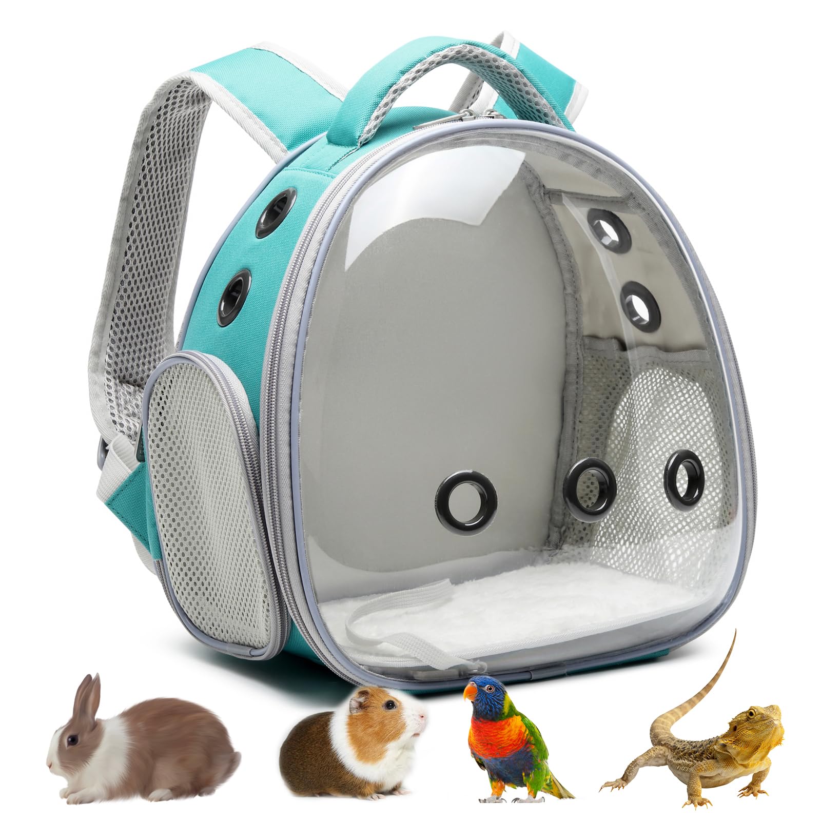 Ioview travel pet backpack with bubble window for clear visibility of your pet.