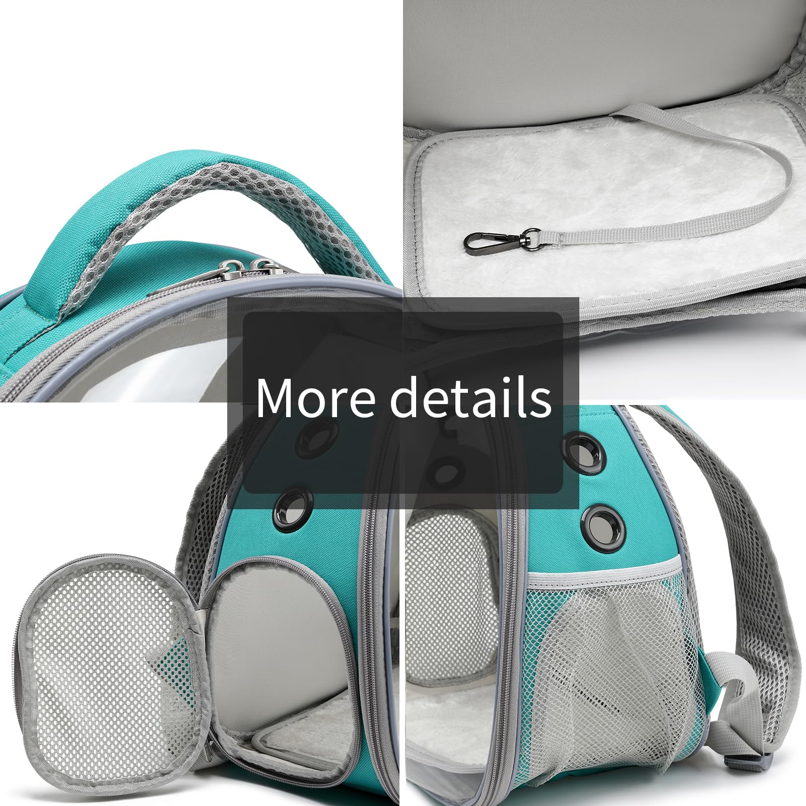 Ioview expandable interior fits small animals like hamsters and guinea pigs.