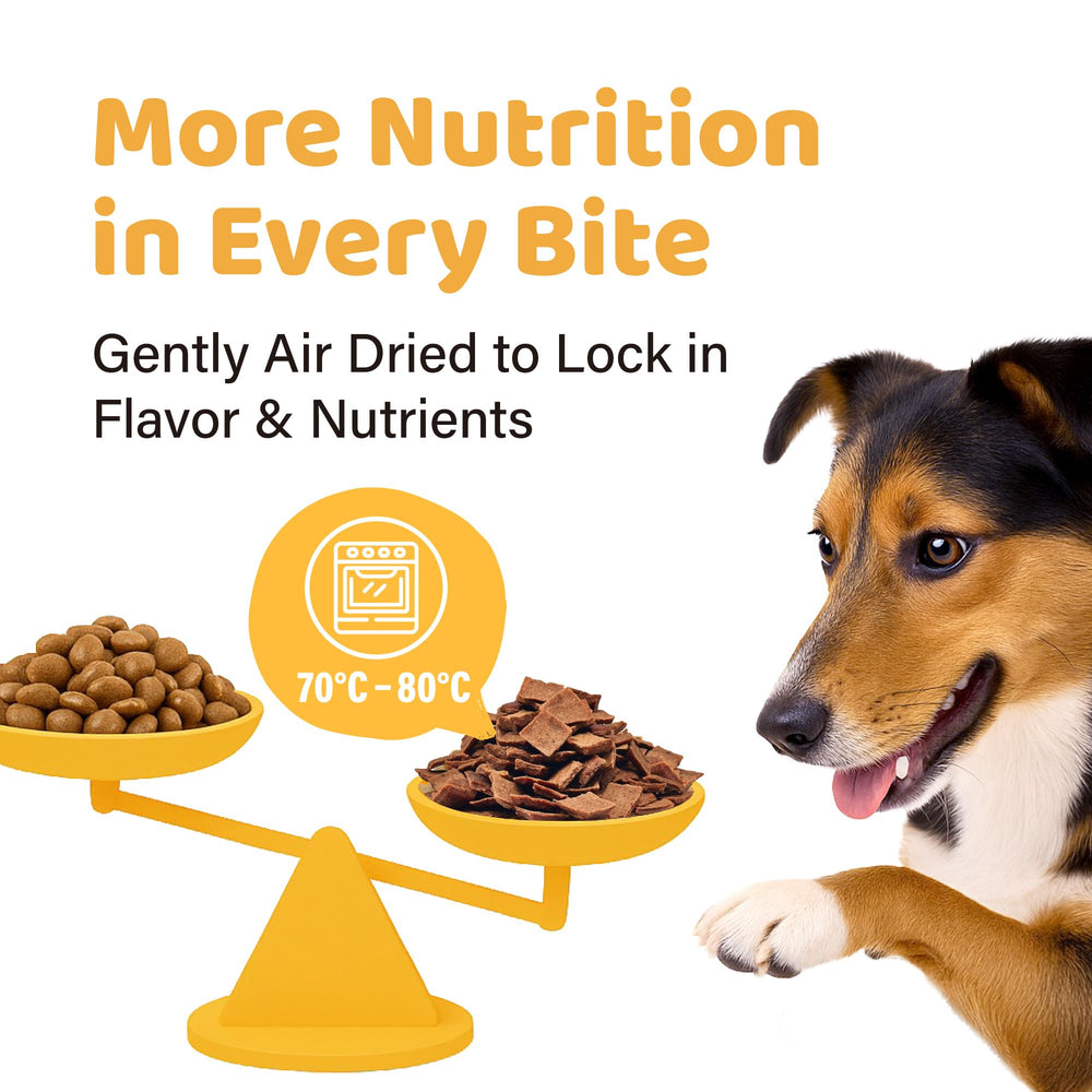 iPaw low-temperature drying preserves nutrients and natural flavors