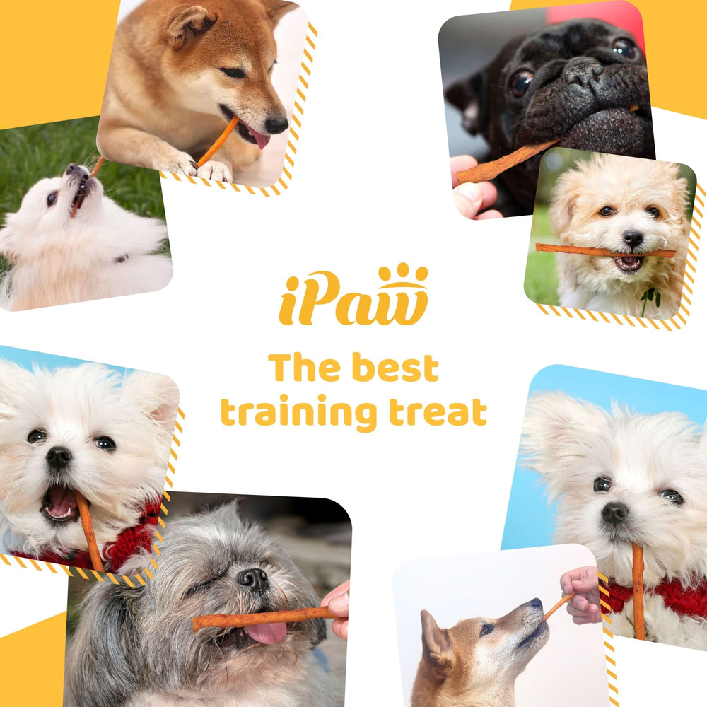iPaw Sweet Potato Sticks deliver natural sweetness and fiber for healthier snacking.