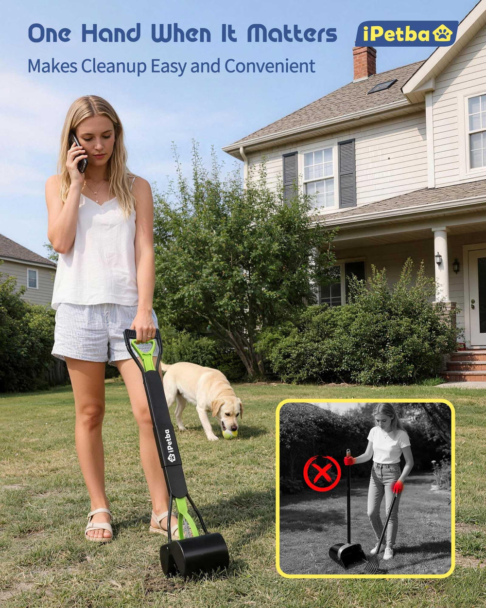 IPetba easy rinse after use for quick maintenance