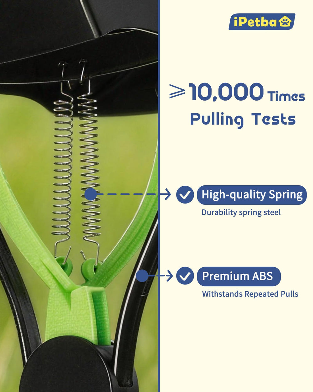 iPetba foldable pooper scooper stored flat in a car or closet