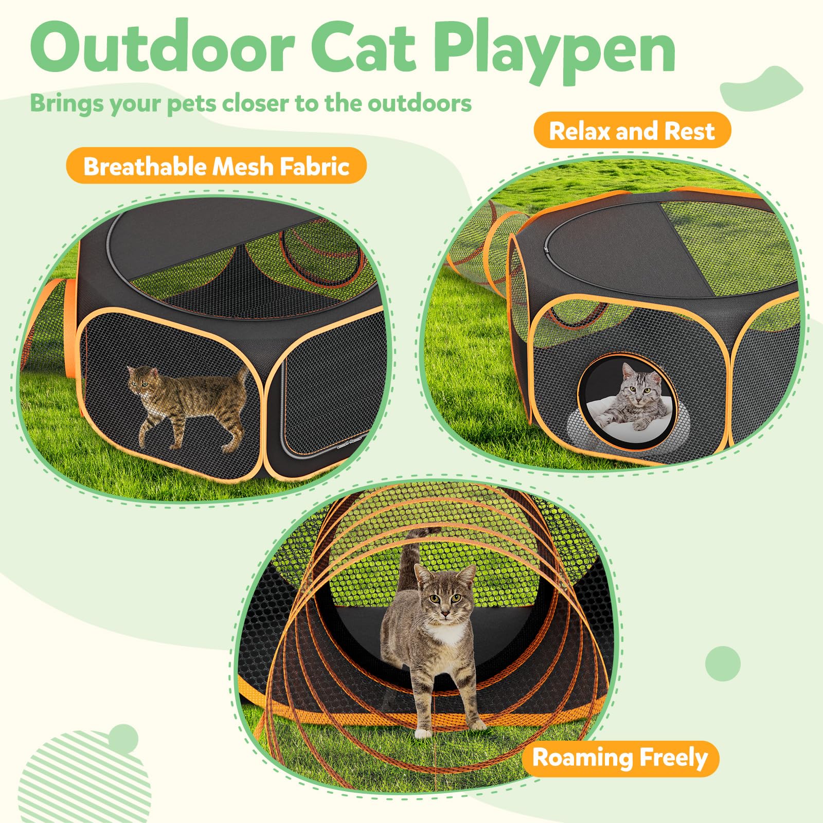 ipetstation large catio tunnel system expands outdoor play space