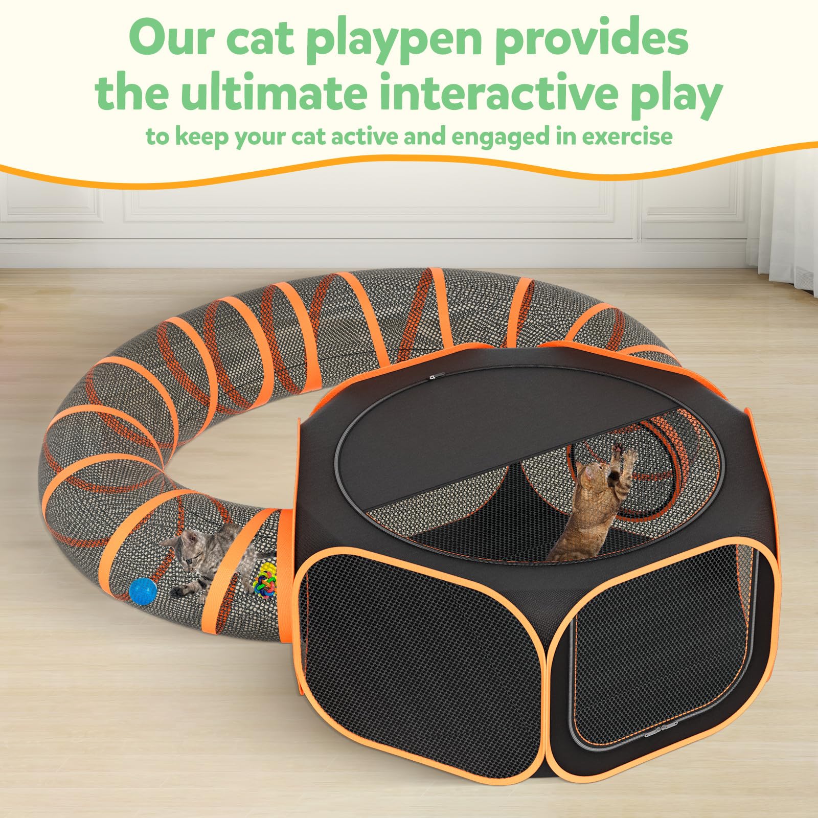 ipetstation portable cat enclosure setup quick assembly for travel