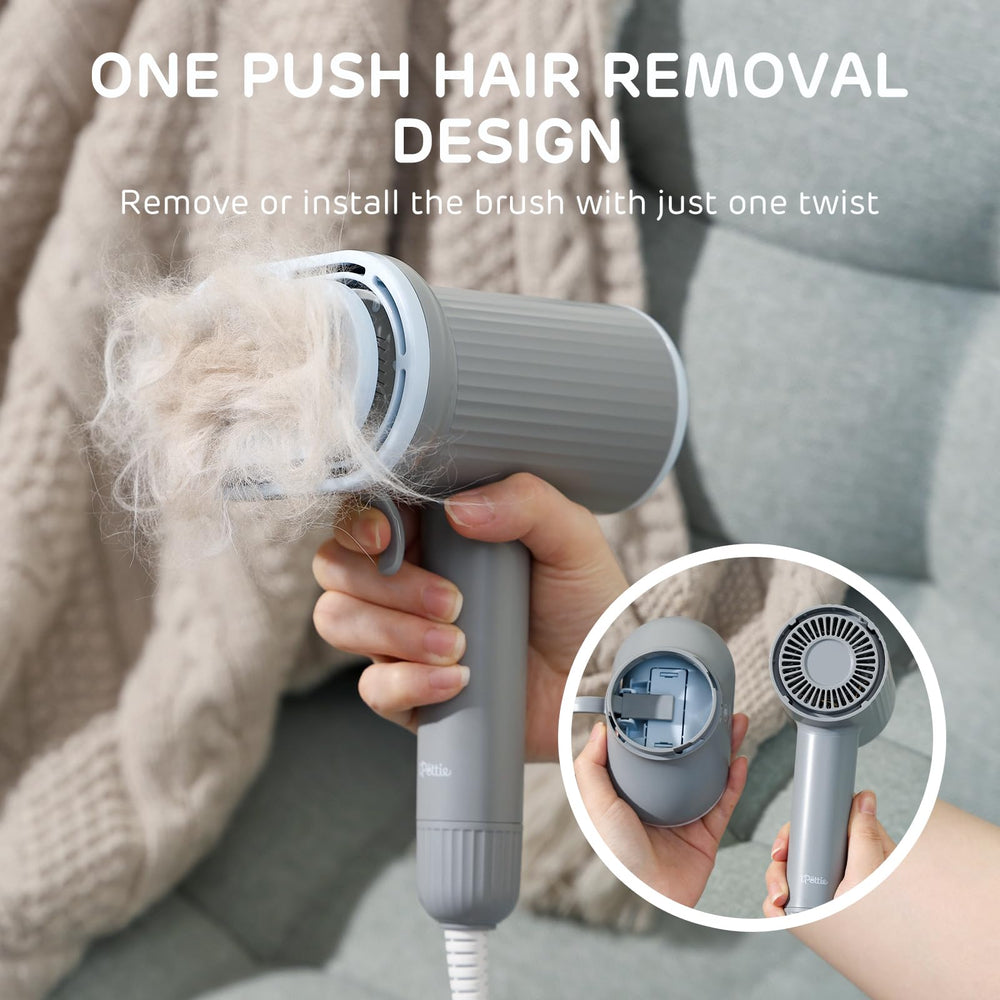 iPettie Breeze B540S 2-in-1 design saves time while grooming.