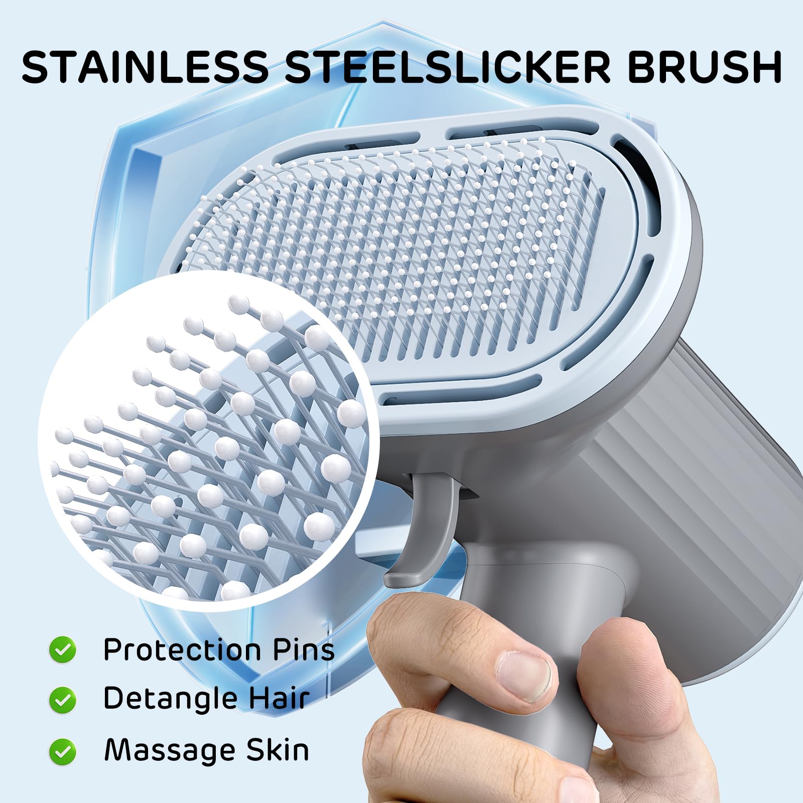 iPettie Breeze B540S one-button hair removal simplifies cleanup.