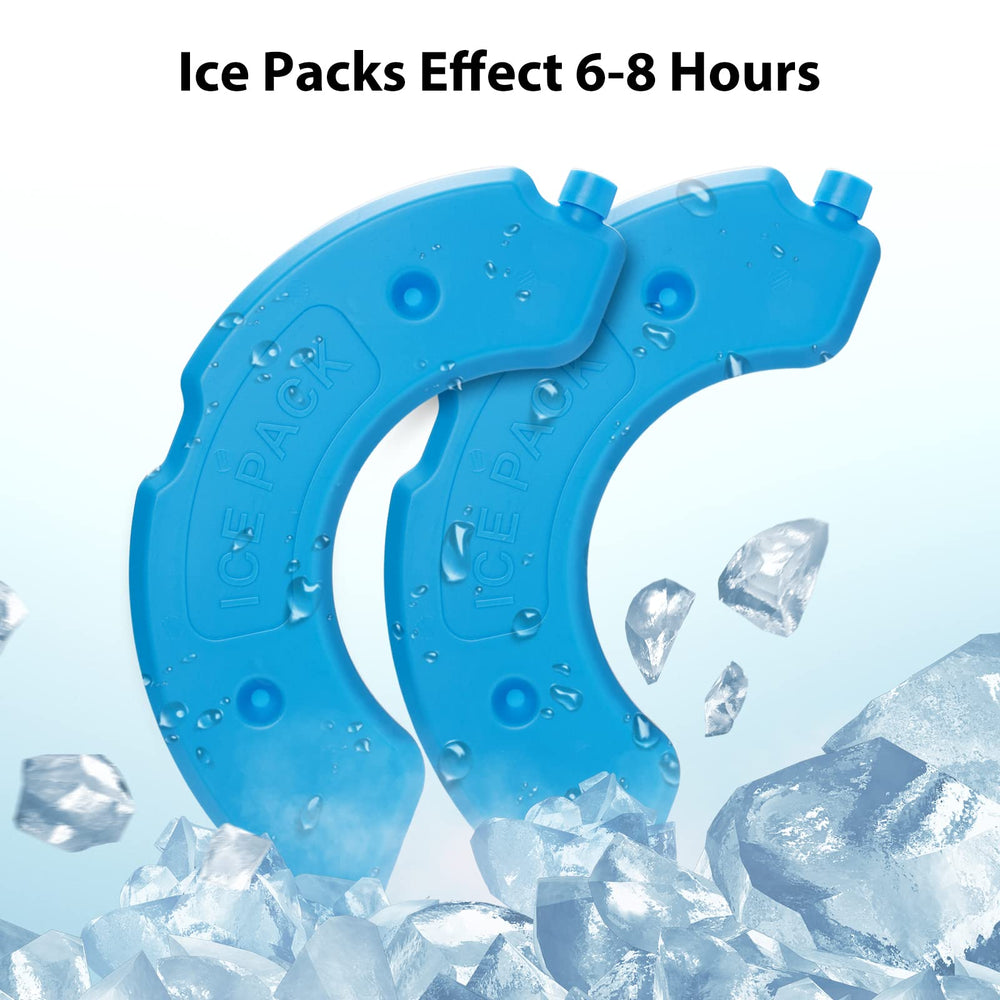 iPettie ice packs provide 6–8 hour cooling for pet meals
