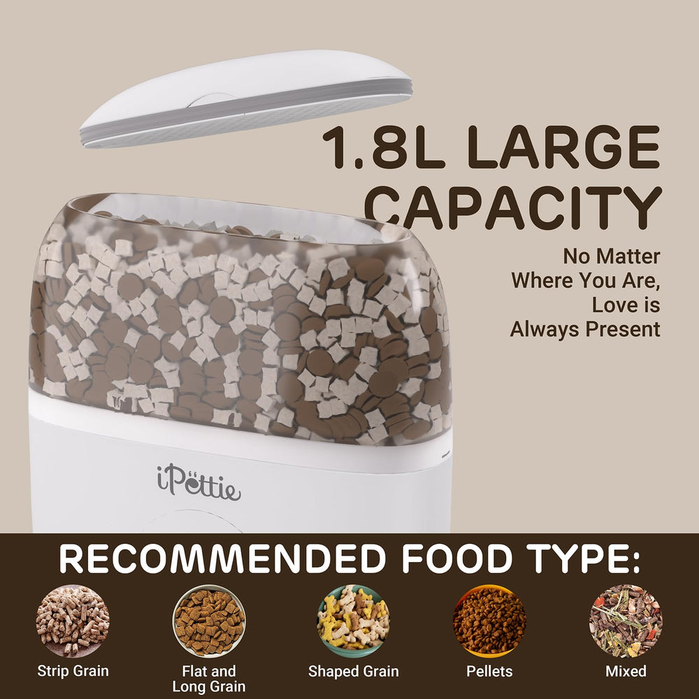 iPettie feeder fits diverse cages with adjustable spacing.