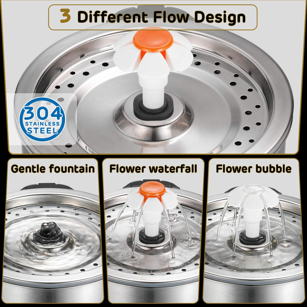 iPettie stainless-steel construction is dishwasher-safe and easy to clean.