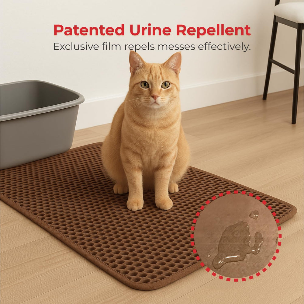 iPrimio mat works with puppy pads for heavy urine management.