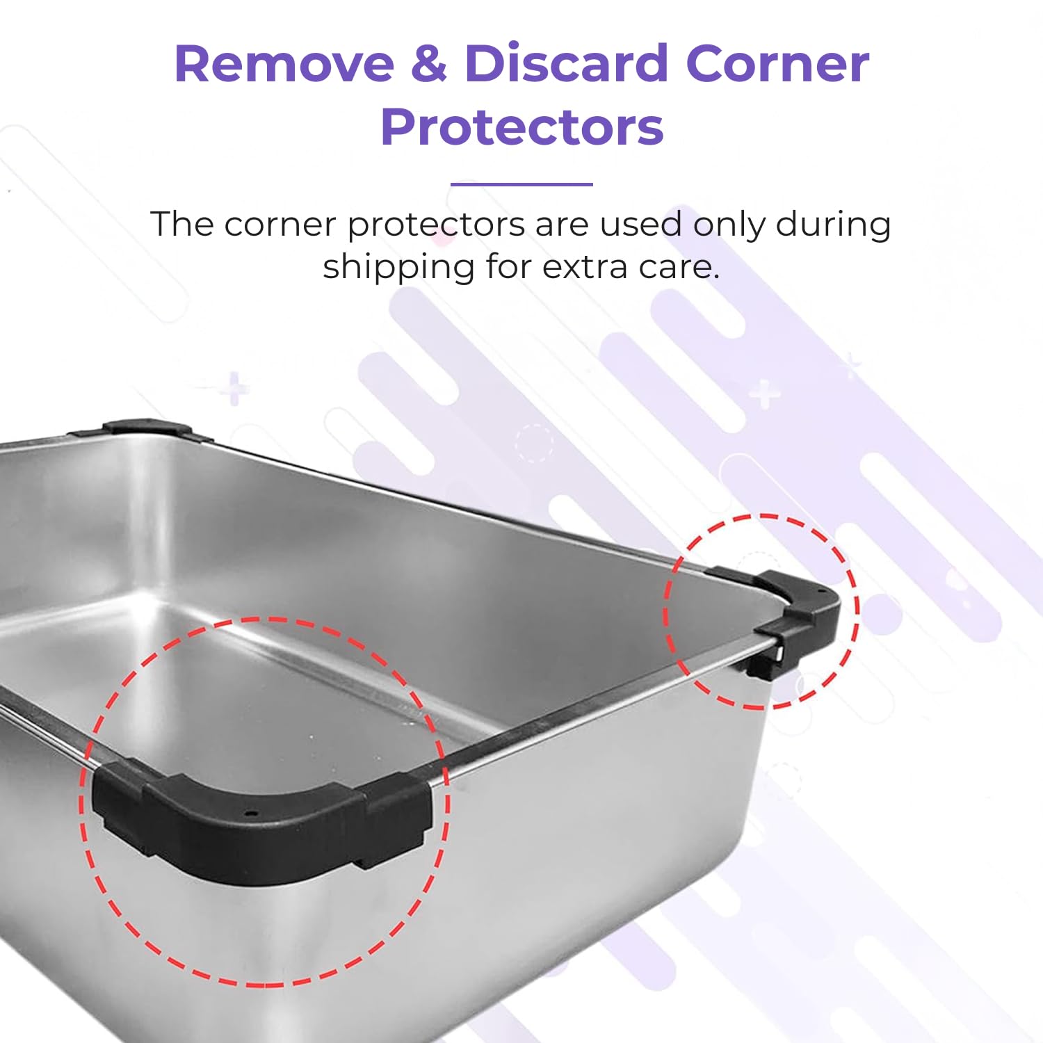 iprimio XL easy-clean finish reduces residue and odor buildup