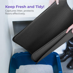 iPrimio cat litter-trapper easy-clean-design simplifies upkeep for busy homes