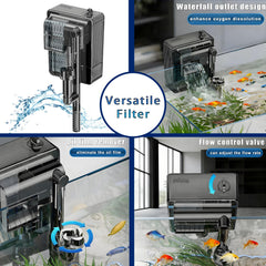 iPriro Betta Aquarium lid keeps swimmers secure and reduces splashes