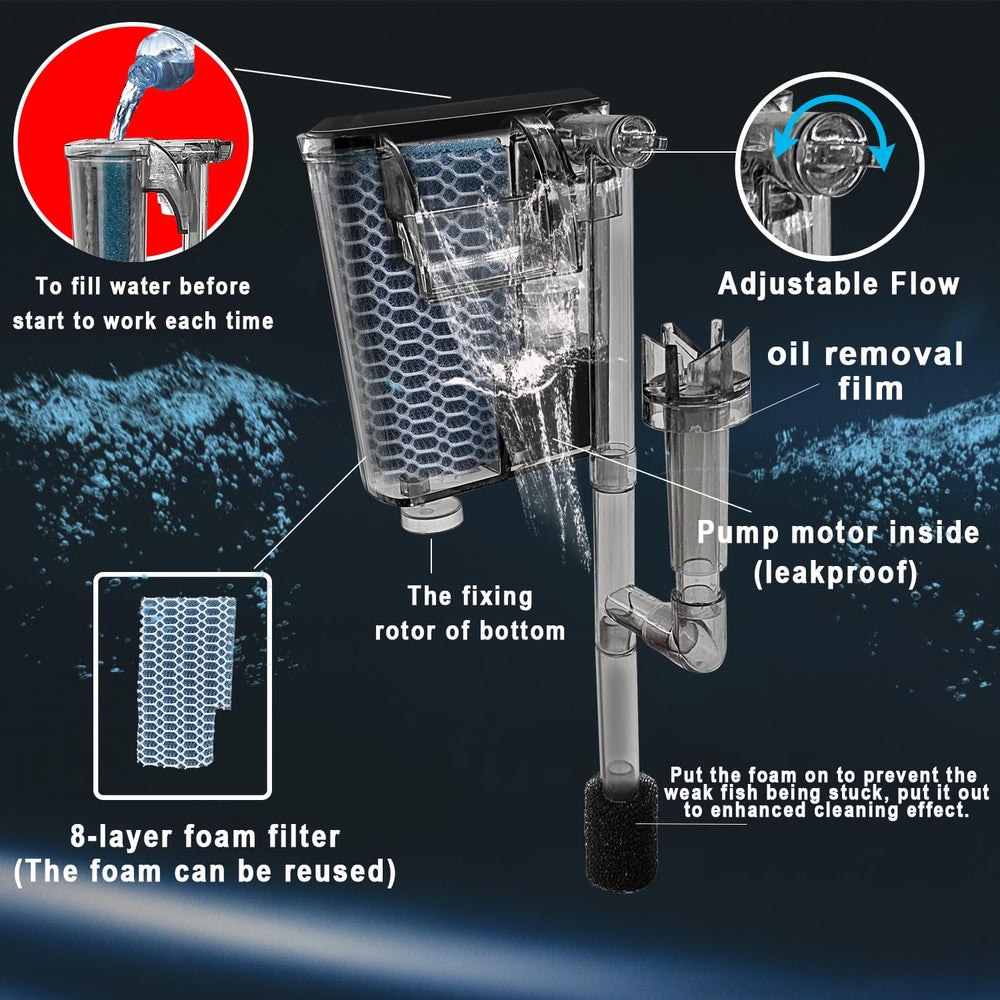 iPriro Betta nano tank LED light delivers full-spectrum illumination.