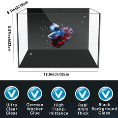 iPriro betta tank divider and lid for separate habitats