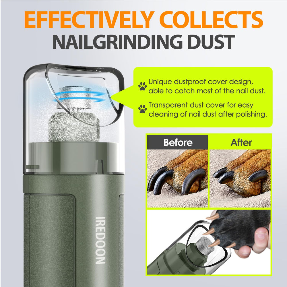 IREDOON grinder with three-speed settings suitable for various dog sizes