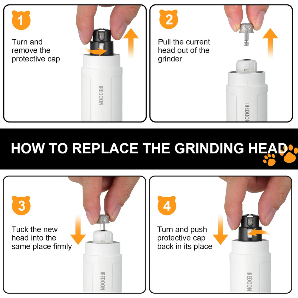 IREDOON quick-release replacement head for easy maintenance and swaps