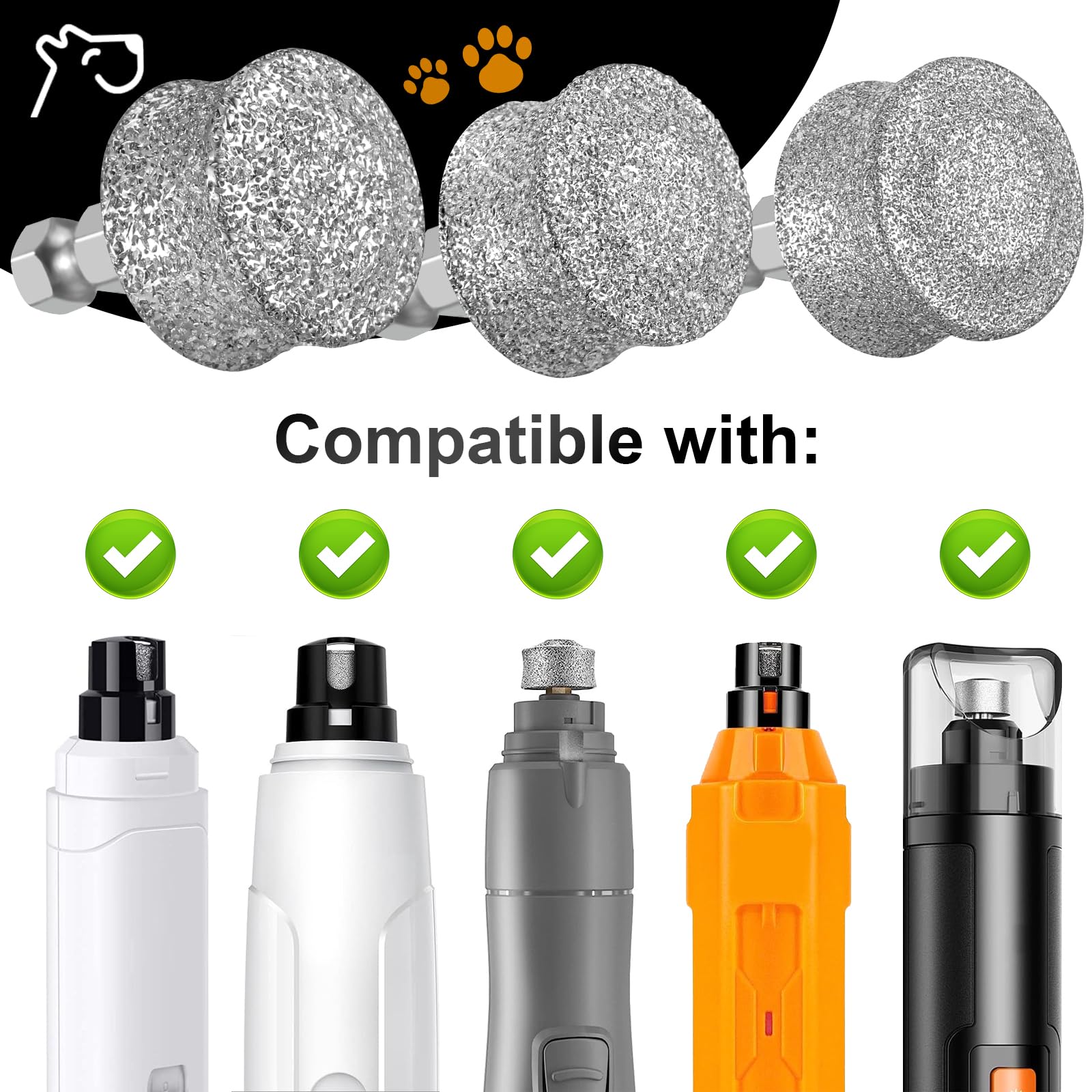 IREDOON three-grit variants for versatile pet nail trimming across sizes
