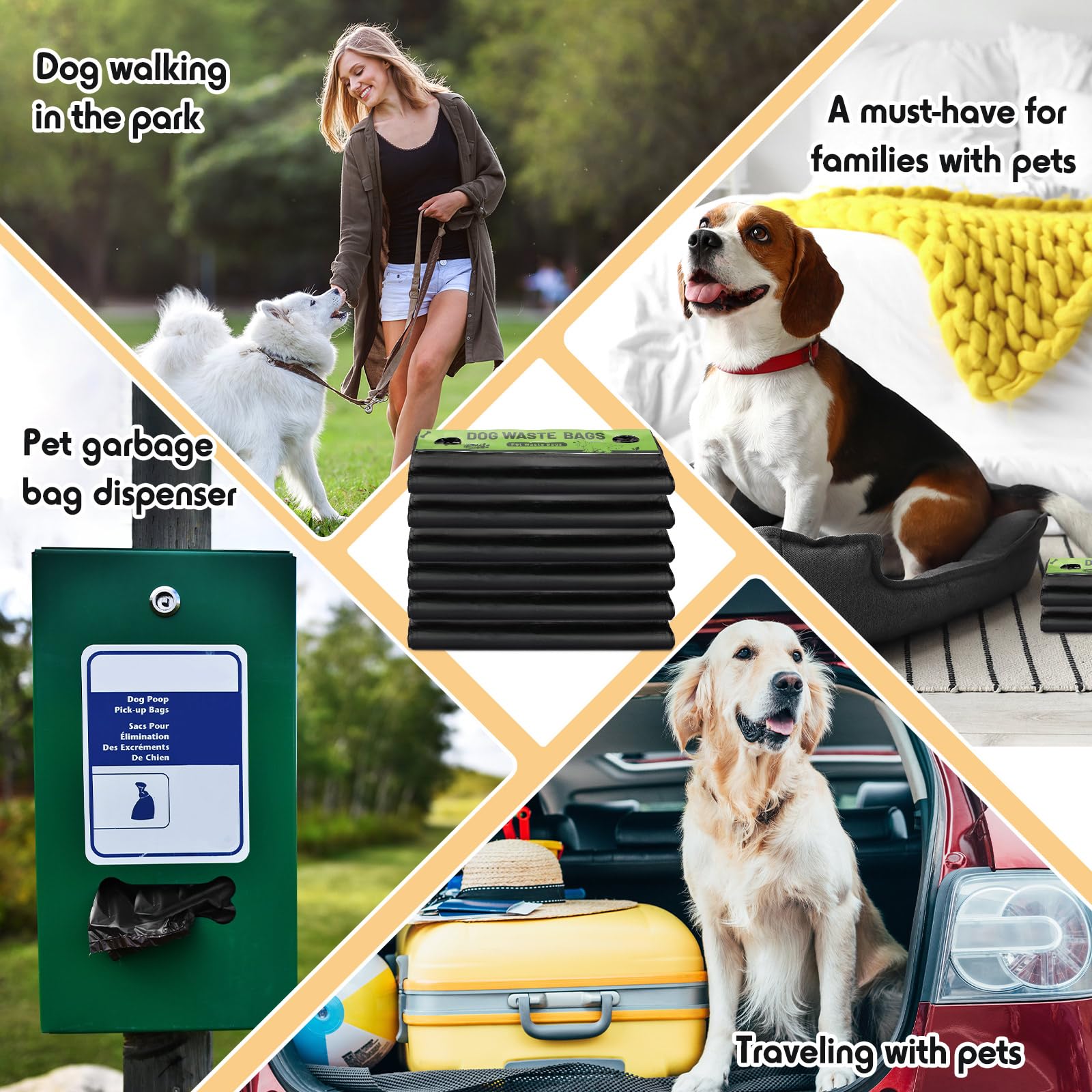 Ireer park and travel use dog waste bags keep outdoor spaces clean.