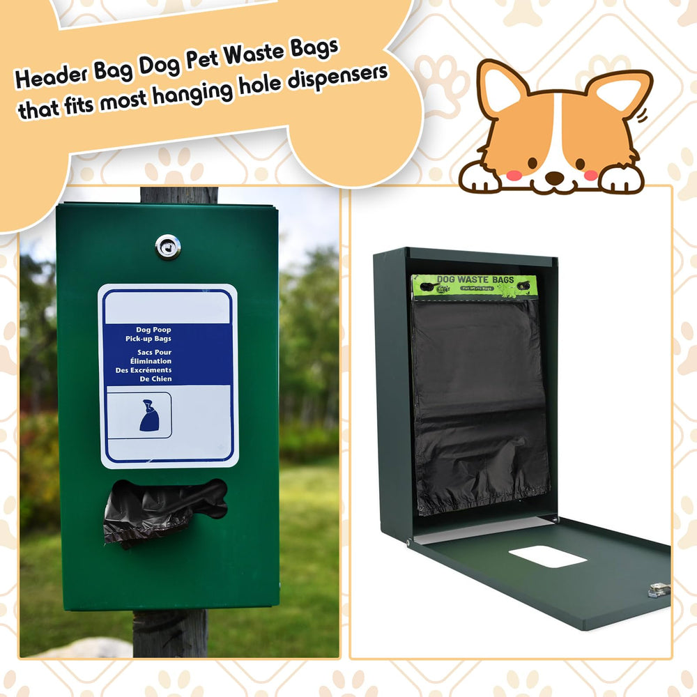 Ireer universal 8.5 by 13.78 inch bags fit most dispensers.