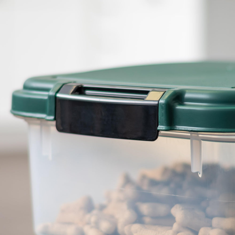 Stackable design of IRIS Remington saves space and keeps contents organized.
